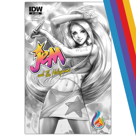 Jem #1 Artgerm Variant Color & Sketch Variant Combo Gift Set - C&P Exclusive 