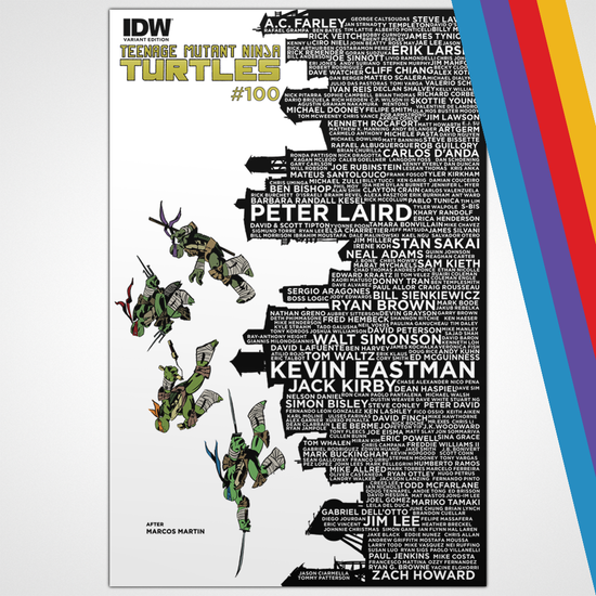 Teenage Mutant Ninja Turtles #100  Ciro Nieli Skyline Variant Cover - C&P Entertainment Exclusive