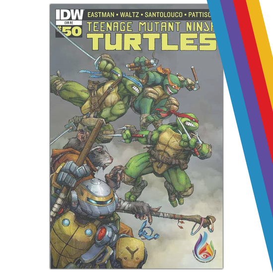 TMNT #50 Anniversary Issues Rocafort Exclusive Variant Combo Gift Set - C&P Entertainment