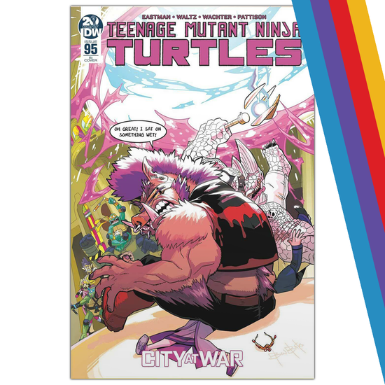 Teenage Mutant Ninja Turtles #95- 1:10 Ben Bates Variant Cover