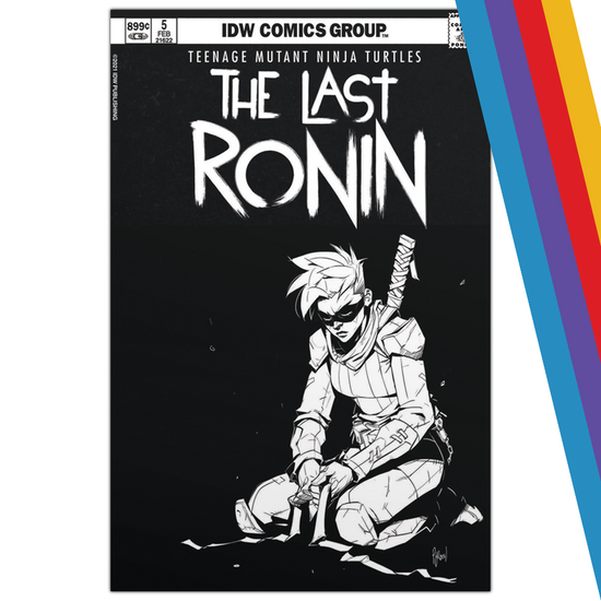 The Last Ronin #5 Hicham Habchi Exclusive Black & White Variant Cover - C&P Entertainment